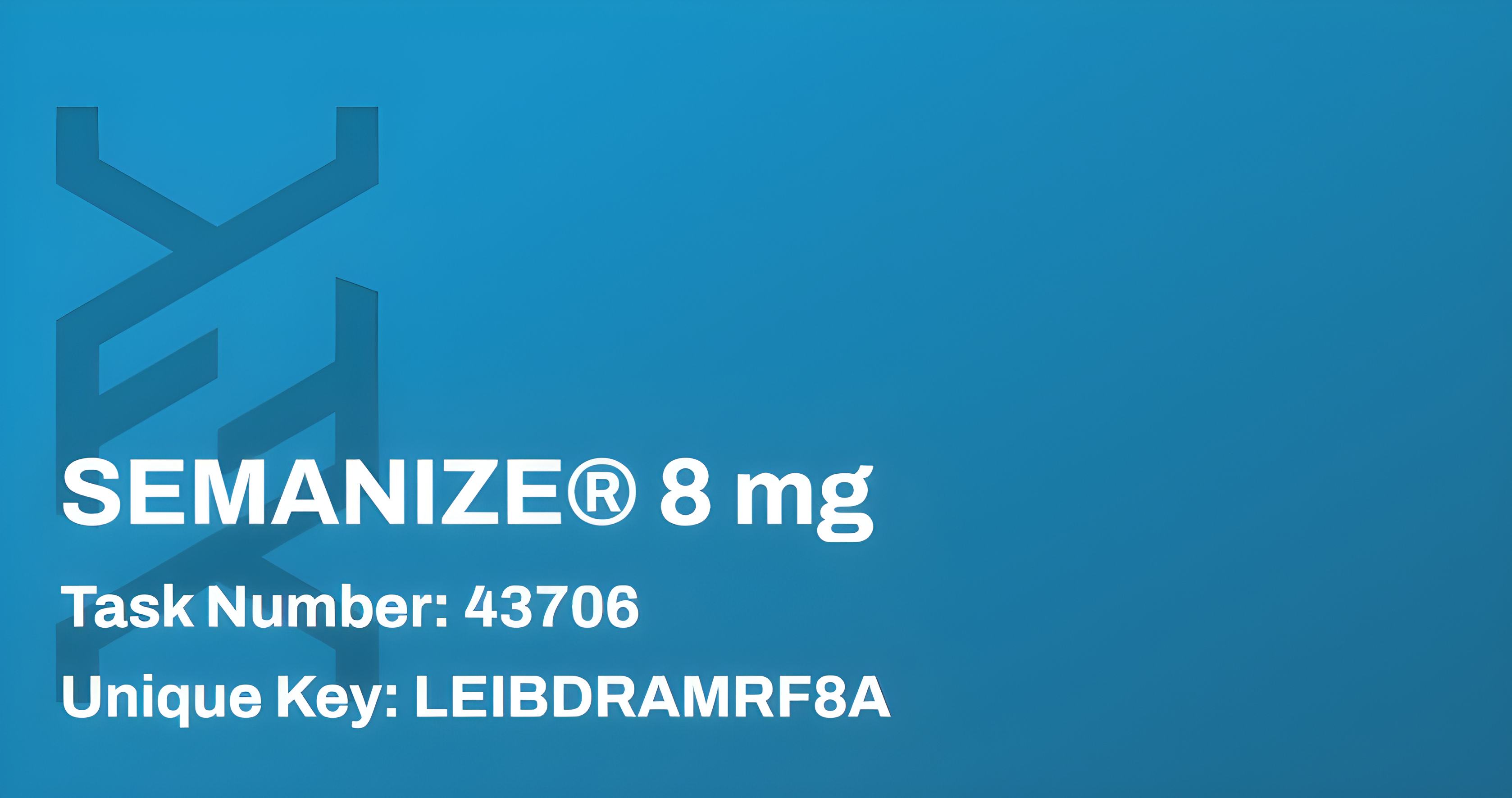 Semanize 8mg