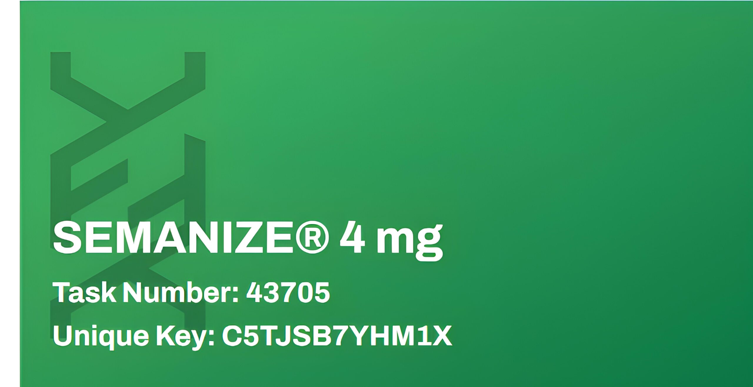 Semanize 4mg
